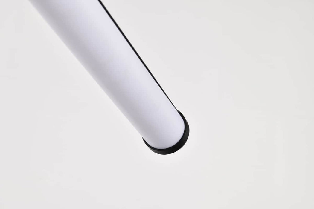 Island Pendant Nuvo 62-2271 Bowman - 36 Inch LED Island Pendant - Matte Black - Acrylic Lens Nuvo
