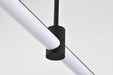 Island Pendant Nuvo 62-2271 Bowman - 36 Inch LED Island Pendant - Matte Black - Acrylic Lens Nuvo