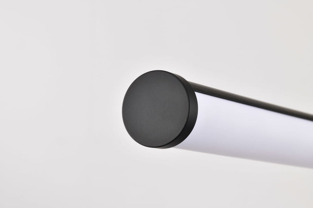 Island Pendant Nuvo 62-2271 Bowman - 36 Inch LED Island Pendant - Matte Black - Acrylic Lens Nuvo