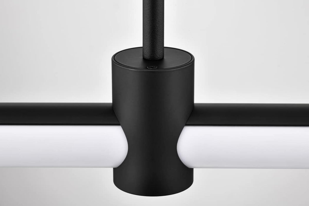 Island Pendant Nuvo 62-2271 Bowman - 36 Inch LED Island Pendant - Matte Black - Acrylic Lens Nuvo