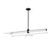 Island Pendant Nuvo 62-2271 Bowman - 36 Inch LED Island Pendant - Matte Black - Acrylic Lens Nuvo