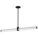 Island Pendant Nuvo 62-2271 Bowman - 36 Inch LED Island Pendant - Matte Black - Acrylic Lens Nuvo