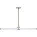 Island Pendant Nuvo 62-2272 Bowman - 36 Inch LED Island Pendant - Brushed Nickel - Acrylic Lens Nuvo