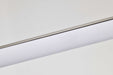 Island Pendant Nuvo 62-2272 Bowman - 36 Inch LED Island Pendant - Brushed Nickel - Acrylic Lens Nuvo