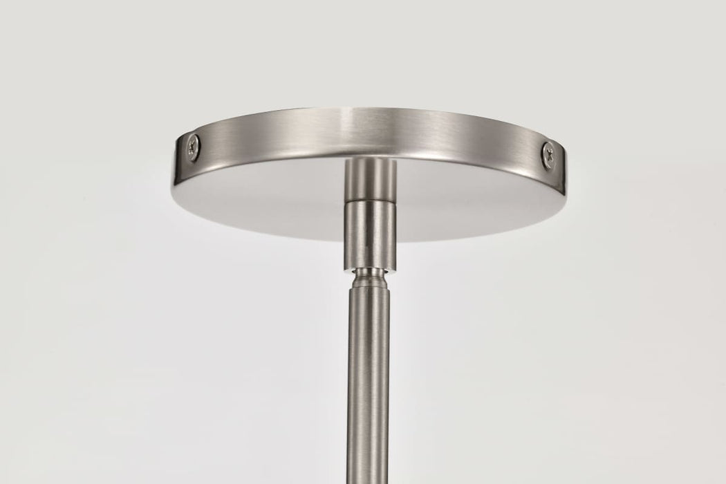 Island Pendant Nuvo 62-2272 Bowman - 36 Inch LED Island Pendant - Brushed Nickel - Acrylic Lens Nuvo