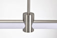 Island Pendant Nuvo 62-2272 Bowman - 36 Inch LED Island Pendant - Brushed Nickel - Acrylic Lens Nuvo