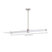 Island Pendant Nuvo 62-2272 Bowman - 36 Inch LED Island Pendant - Brushed Nickel - Acrylic Lens Nuvo
