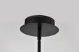 Chandelier Nuvo 62-2281 Sedona - 28 Inch 6 Light LED Chandelier - Matte Black - Silk Screened Acrylic Lens Nuvo