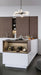 Chandelier Nuvo 62-2281 Sedona - 28 Inch 6 Light LED Chandelier - Matte Black - Silk Screened Acrylic Lens Nuvo