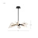 Chandelier Nuvo 62-2281 Sedona - 28 Inch 6 Light LED Chandelier - Matte Black - Silk Screened Acrylic Lens Nuvo
