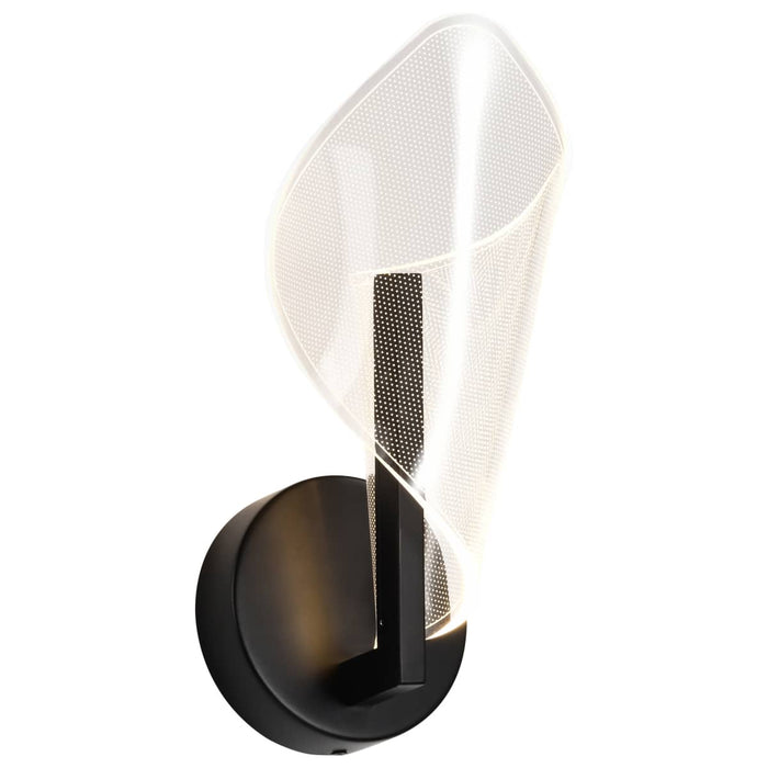 Sconce Nuvo 62-2282 Sedona - 13 Inch LED Sconce - Matte Black - Silk Screened Acrylic Lens Nuvo