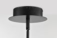 Chandelier Nuvo 62-2283 Sedona - 27 Inch 4 Light LED Chandelier - Matte Black - Silk Screened Acrylic Lens Nuvo