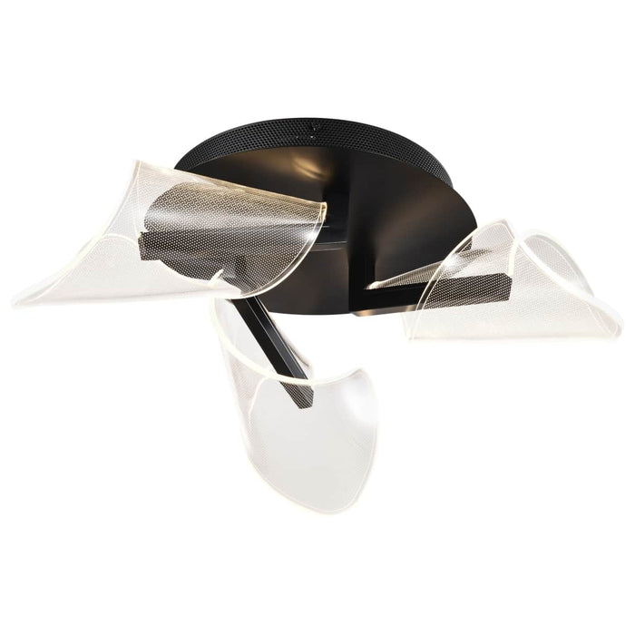 Flush Mount Nuvo 62-2284 Sedona - 22 Inch LED Flush Mount - Matte Black - Silk Screened Acrylic Lens Nuvo