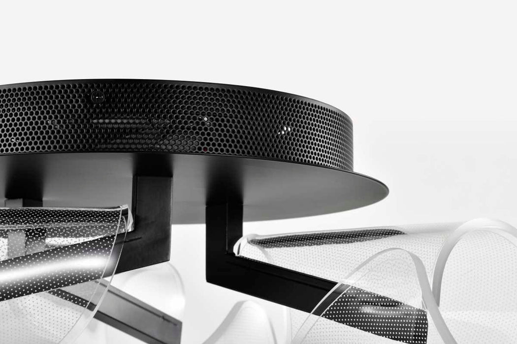 Flush Mount Nuvo 62-2284 Sedona - 22 Inch LED Flush Mount - Matte Black - Silk Screened Acrylic Lens Nuvo