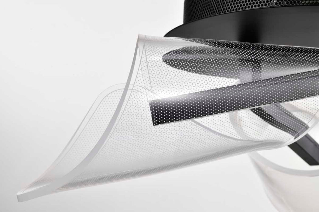Flush Mount Nuvo 62-2284 Sedona - 22 Inch LED Flush Mount - Matte Black - Silk Screened Acrylic Lens Nuvo