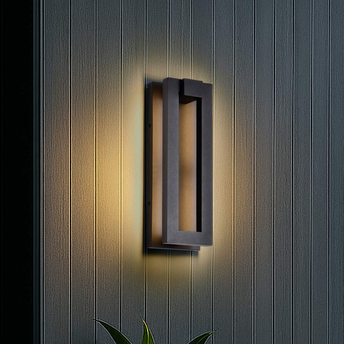 Sconce Nuvo 62-2301 Crew - 32 Watt - 15 Inch LED Outdoor Sconce - Sand Black Finish Nuvo