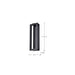 Sconce Nuvo 62-2302 Crew - 40 Watt - 19 Inch LED Outdoor Sconce - Sand Black Finish Nuvo