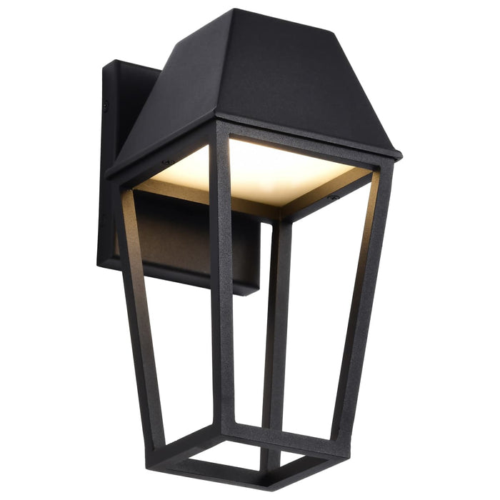 Wall Lantern Nuvo 62-2310 Colt - 10 Watt - LED Small Outdoor Lantern - Matte Black Finish Nuvo