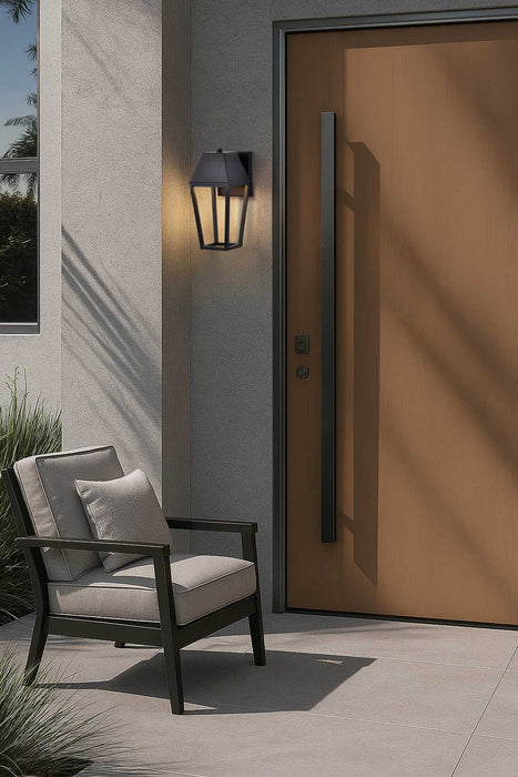 Wall Lantern Nuvo 62-2310 Colt - 10 Watt - LED Small Outdoor Lantern - Matte Black Finish Nuvo