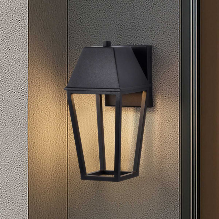 Wall Lantern Nuvo 62-2310 Colt - 10 Watt - LED Small Outdoor Lantern - Matte Black Finish Nuvo