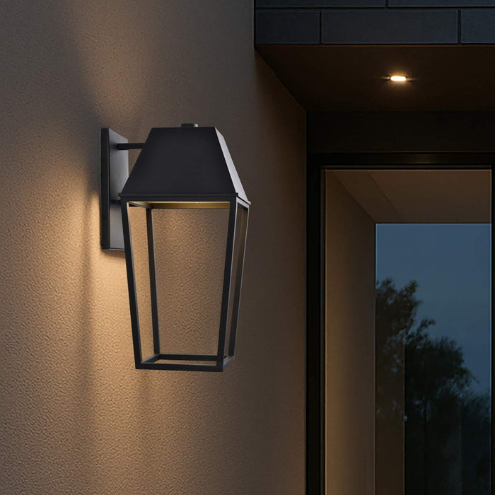 Wall Lantern Nuvo 62-2311 Colt - 10 Watt - LED Medium Outdoor Lantern - Matte Black Finish Nuvo