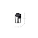 Wall Lantern Nuvo 62-2311 Colt - 10 Watt - LED Medium Outdoor Lantern - Matte Black Finish Nuvo