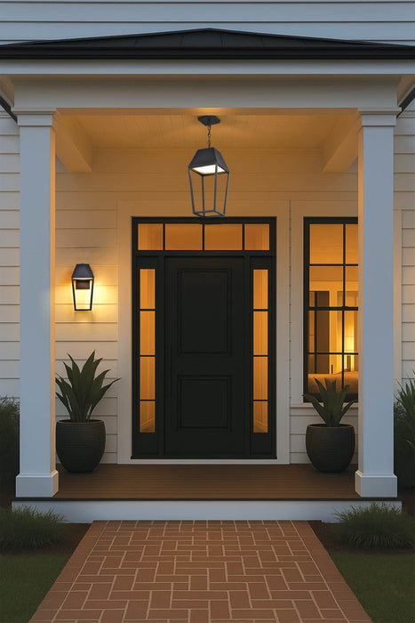 Wall Lantern Nuvo 62-2312 Colt - 10 Watt - LED Large Outdoor Lantern - Matte Black Finish Nuvo