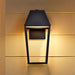 Wall Lantern Nuvo 62-2312 Colt - 10 Watt - LED Large Outdoor Lantern - Matte Black Finish Nuvo