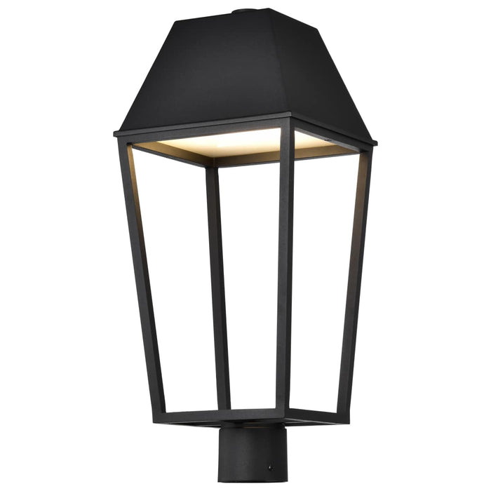 Post Lantern Nuvo 62-2313 Colt - 10 Watt - LED Outdoor Post Lantern - Matte Black Finish Nuvo