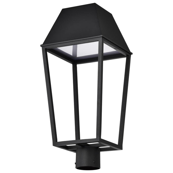 Post Lantern Nuvo 62-2313 Colt - 10 Watt - LED Outdoor Post Lantern - Matte Black Finish Nuvo