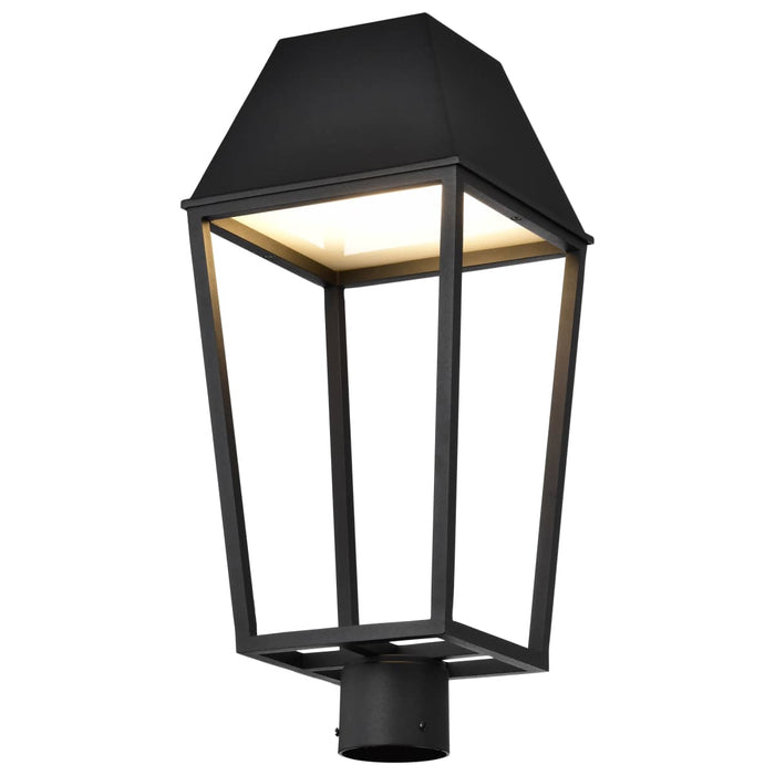 Post Lantern Nuvo 62-2313 Colt - 10 Watt - LED Outdoor Post Lantern - Matte Black Finish Nuvo