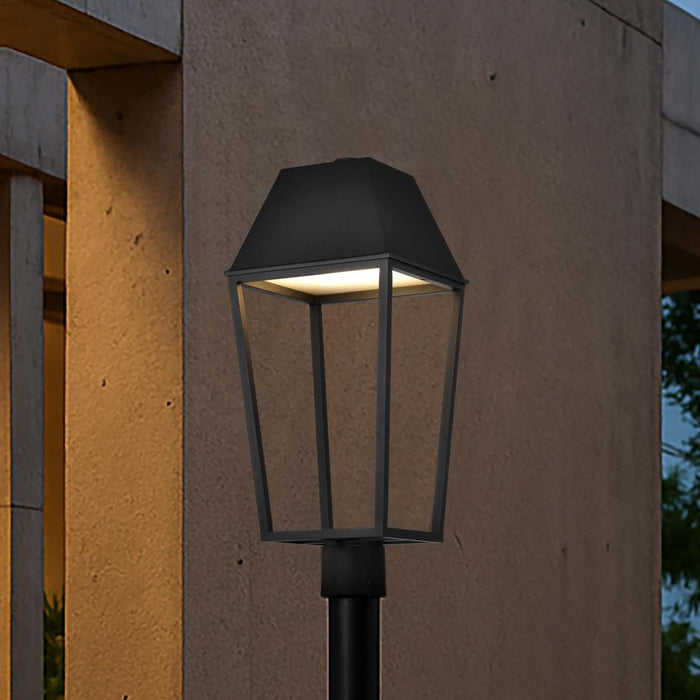 Post Lantern Nuvo 62-2313 Colt - 10 Watt - LED Outdoor Post Lantern - Matte Black Finish Nuvo