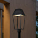 Post Lantern Nuvo 62-2313 Colt - 10 Watt - LED Outdoor Post Lantern - Matte Black Finish Nuvo
