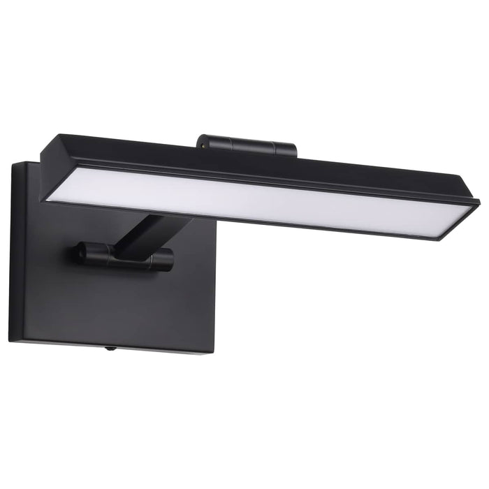 Vanity Nuvo 62-2320 Hazel - 1 Foot LED Picture Light - 3 CCT Selectable - Black Finish - Acrylic Lens Nuvo