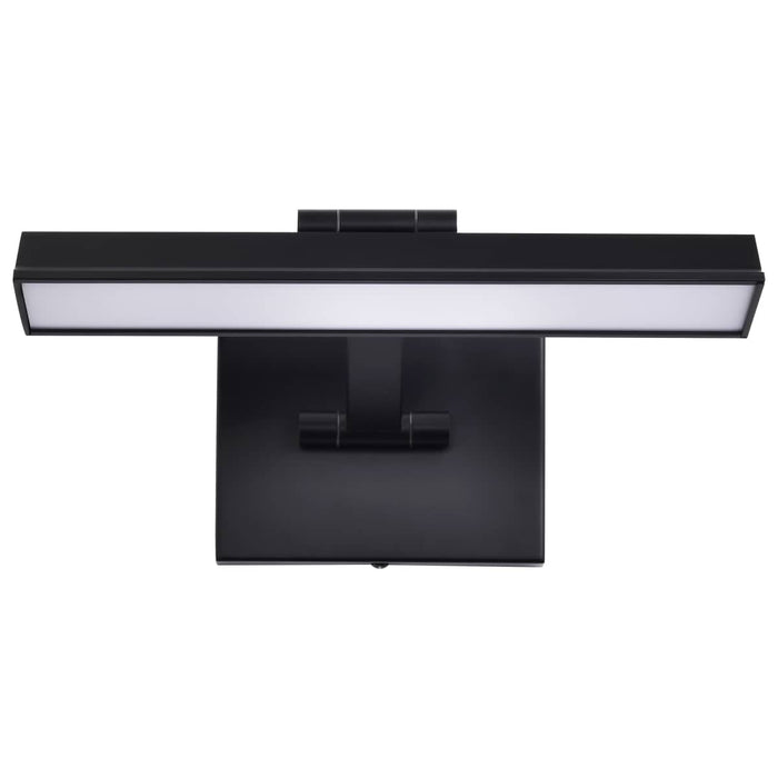 Vanity Nuvo 62-2320 Hazel - 1 Foot LED Picture Light - 3 CCT Selectable - Black Finish - Acrylic Lens Nuvo