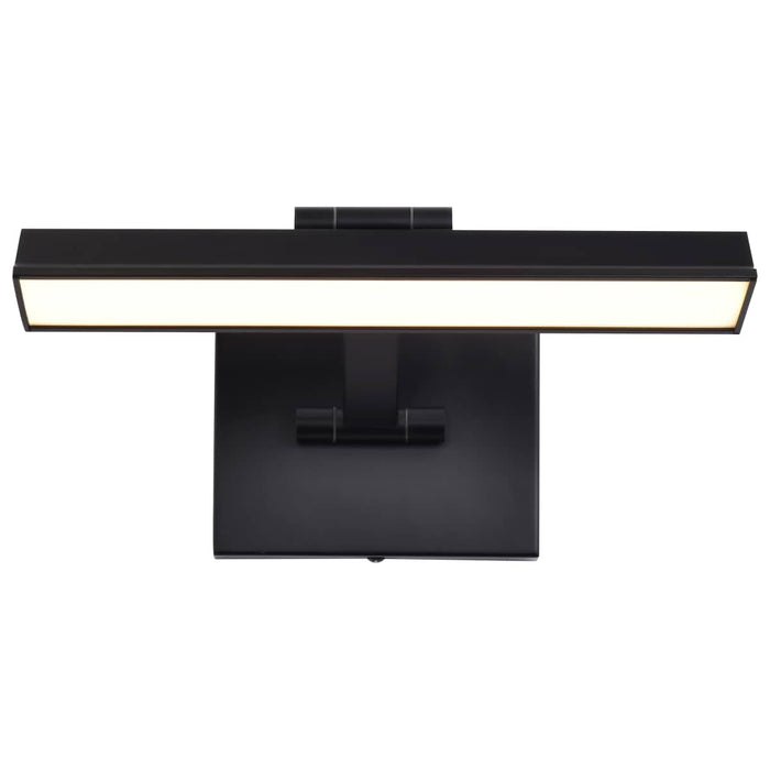 Vanity Nuvo 62-2320 Hazel - 1 Foot LED Picture Light - 3 CCT Selectable - Black Finish - Acrylic Lens Nuvo