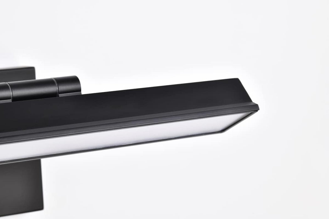 Vanity Nuvo 62-2320 Hazel - 1 Foot LED Picture Light - 3 CCT Selectable - Black Finish - Acrylic Lens Nuvo