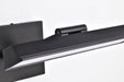 Vanity Nuvo 62-2320 Hazel - 1 Foot LED Picture Light - 3 CCT Selectable - Black Finish - Acrylic Lens Nuvo
