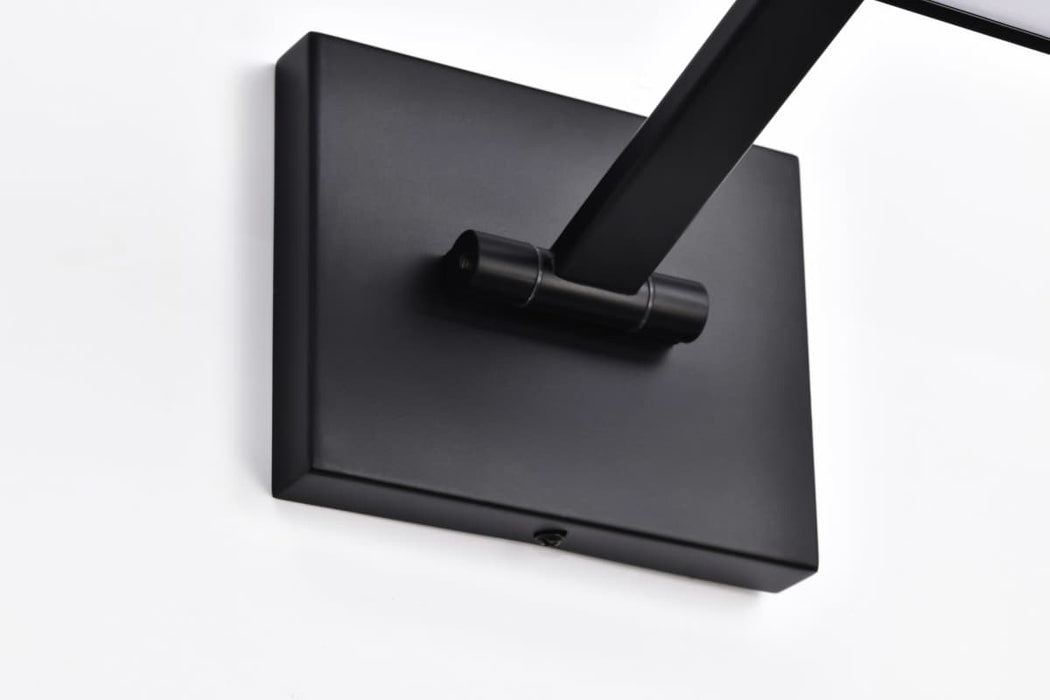 Vanity Nuvo 62-2320 Hazel - 1 Foot LED Picture Light - 3 CCT Selectable - Black Finish - Acrylic Lens Nuvo