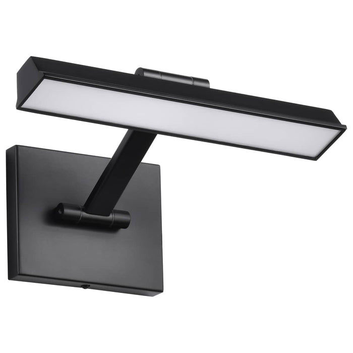 Vanity Nuvo 62-2320 Hazel - 1 Foot LED Picture Light - 3 CCT Selectable - Black Finish - Acrylic Lens Nuvo