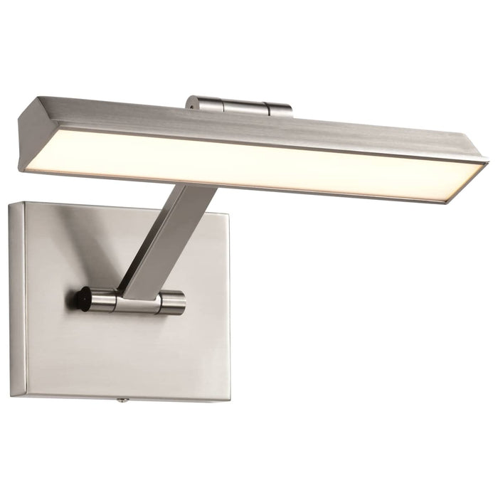 Vanity Nuvo 62-2321 Hazel - 1 Foot LED Picture Light - 3 CCT Selectable - Brushed Nickel Finish - Acrylic Lens Nuvo