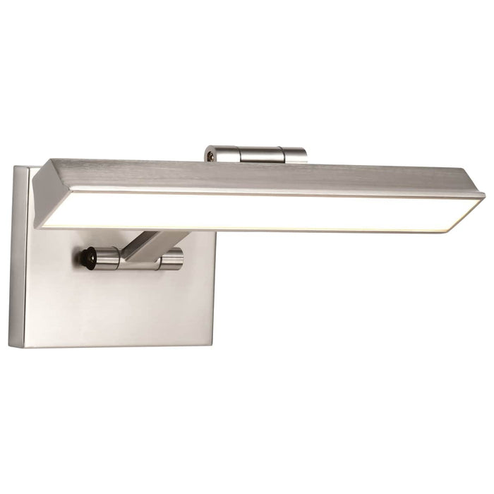 Vanity Nuvo 62-2321 Hazel - 1 Foot LED Picture Light - 3 CCT Selectable - Brushed Nickel Finish - Acrylic Lens Nuvo