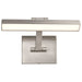 Vanity Nuvo 62-2321 Hazel - 1 Foot LED Picture Light - 3 CCT Selectable - Brushed Nickel Finish - Acrylic Lens Nuvo
