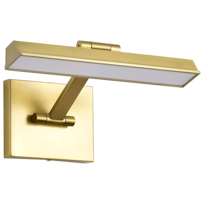 Vanity Nuvo 62-2322 Hazel - 1 Foot LED Picture Light - 3 CCT Selectable - Vintage Brass Finish - Acrylic Lens Nuvo