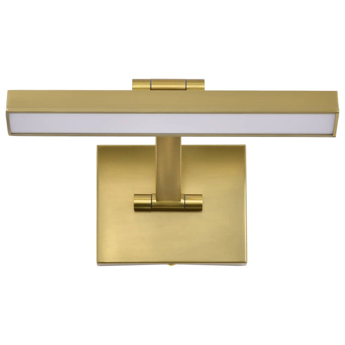 Vanity Nuvo 62-2322 Hazel - 1 Foot LED Picture Light - 3 CCT Selectable - Vintage Brass Finish - Acrylic Lens Nuvo