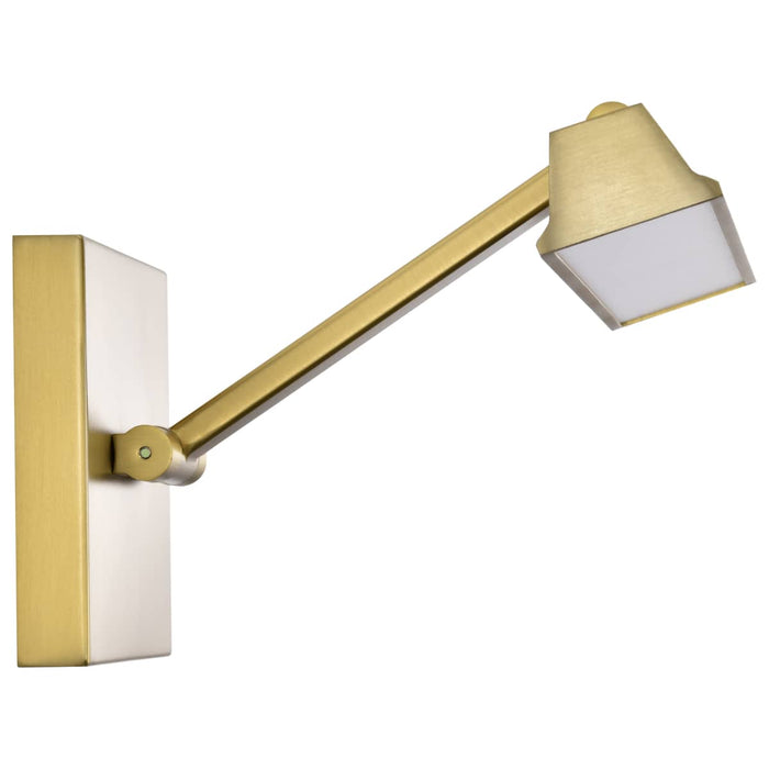 Vanity Nuvo 62-2322 Hazel - 1 Foot LED Picture Light - 3 CCT Selectable - Vintage Brass Finish - Acrylic Lens Nuvo