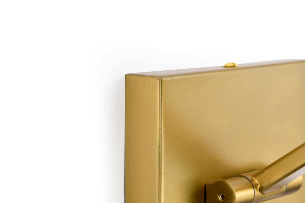 Vanity Nuvo 62-2322 Hazel - 1 Foot LED Picture Light - 3 CCT Selectable - Vintage Brass Finish - Acrylic Lens Nuvo