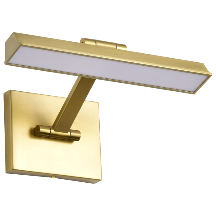 Vanity Nuvo 62-2322 Hazel - 1 Foot LED Picture Light - 3 CCT Selectable - Vintage Brass Finish - Acrylic Lens Nuvo