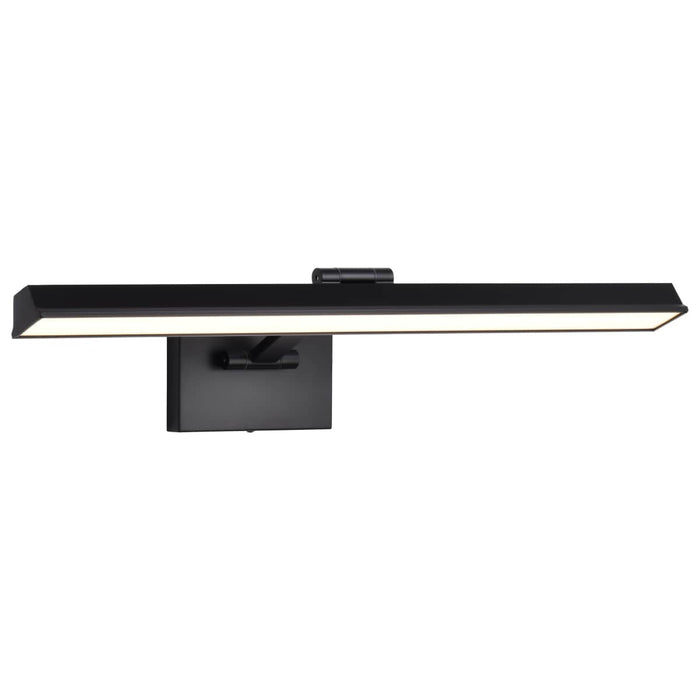 Vanity Nuvo 62-2325 Hazel - 2 Foot LED Picture Light - 3 CCT Selectable - Black Finish - Acrylic Lens Nuvo
