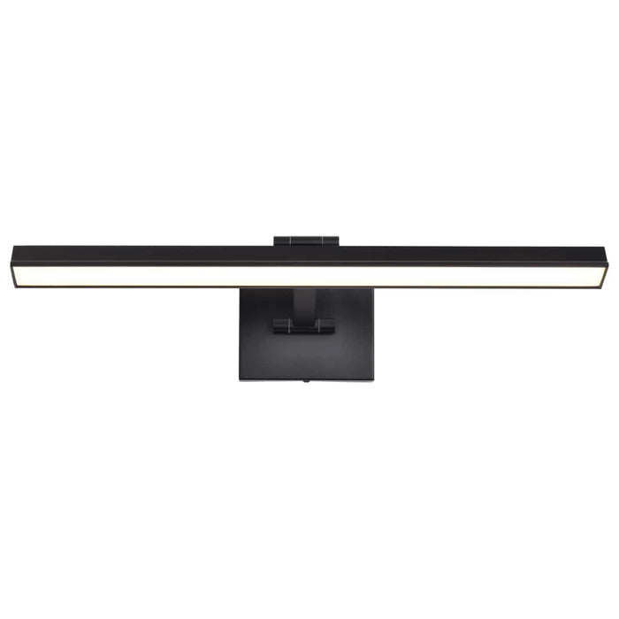 Vanity Nuvo 62-2325 Hazel - 2 Foot LED Picture Light - 3 CCT Selectable - Black Finish - Acrylic Lens Nuvo